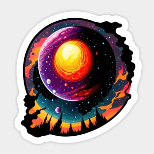 The Great Golden Spot - Black BG Sticker